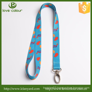 Lovecolour custom ticket holder lanyard with metal hook